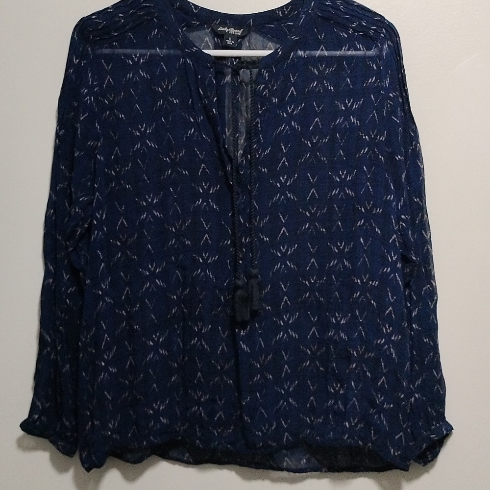 Lucky Brand transparent top size L